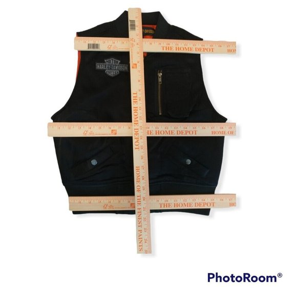 Women's Small S Harley-Davidson Aviator Flight Vest 96629-19VW - Picture 9 of 9